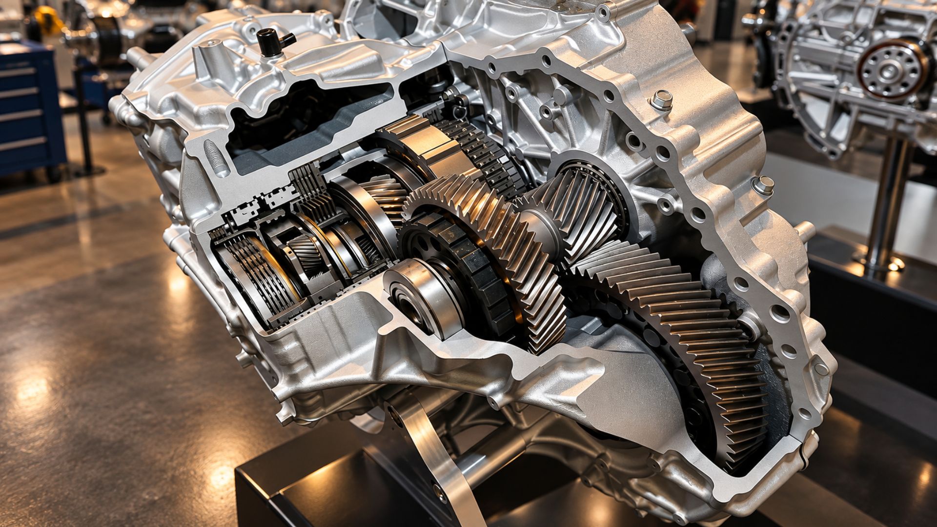 Automotive workshop service bay